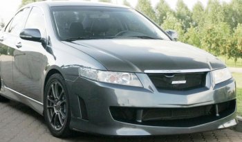 8 399 р. Бампер передний Mugen Style Acura TSX CL9 седан (2003-2008) (Неокрашенный)  с доставкой в г. Екатеринбург. Увеличить фотографию 2