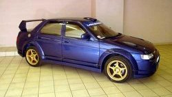 8 799 р. Арки WRC Evo Лада 2110 седан (1995-2007) (Неокрашенные)  с доставкой в г. Екатеринбург. Увеличить фотографию 4