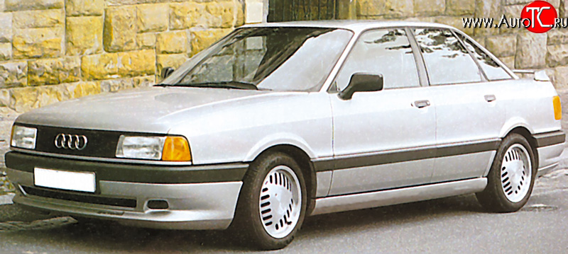 4 999 р. Накладка переднего бампера Classic V2 Audi 80 B3 седан (1986-1991)  с доставкой в г. Екатеринбург