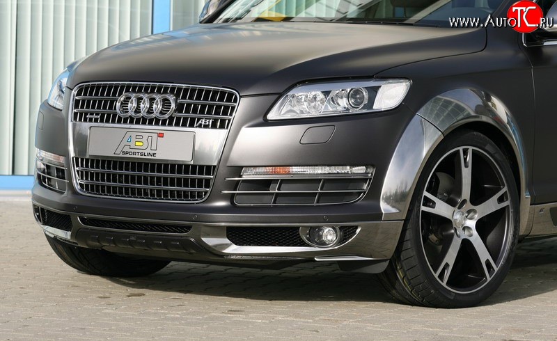 15 799 р. Накладка переднего бампера ABT Audi Q7 4L дорестайлинг (2005-2009)  с доставкой в г. Екатеринбург