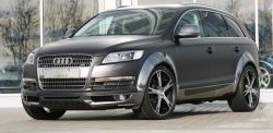 15 799 р. Накладка переднего бампера ABT Audi Q7 4L дорестайлинг (2005-2009)  с доставкой в г. Екатеринбург. Увеличить фотографию 2