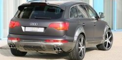 6 999 р. Накладка заднего бампера ABT Audi Q7 4L дорестайлинг (2005-2009)  с доставкой в г. Екатеринбург. Увеличить фотографию 2