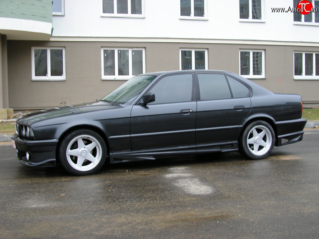 4 499 р. Пороги накладки Devil BMW 5 серия E34 седан дорестайлинг (1988-1994)  с доставкой в г. Екатеринбург