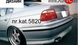 4 399 р. Накладка заднего бампера Driver BMW 5 серия E39 седан рестайлинг (2000-2003)  с доставкой в г. Екатеринбург. Увеличить фотографию 2