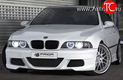 9 799 р. Передний бампер PRIOR Design BMW 5 серия E39 седан рестайлинг (2000-2003) (Без сетки, Неокрашенный)  с доставкой в г. Екатеринбург