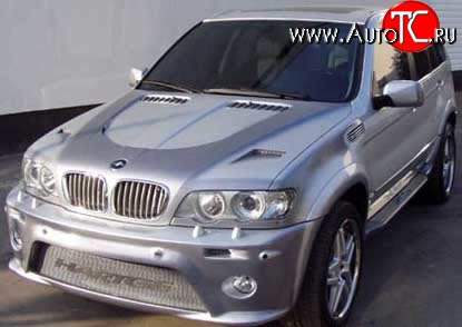 18 449 р. Передний бампер HARGE Style BMW X5 E53 дорестайлинг (1999-2003) (Неокрашенный)  с доставкой в г. Екатеринбург