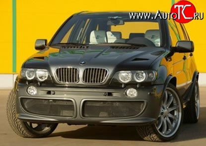 19 649 р. Передний бампер HARGE BMW X5 E53 дорестайлинг (1999-2003) (Неокрашенный)  с доставкой в г. Екатеринбург