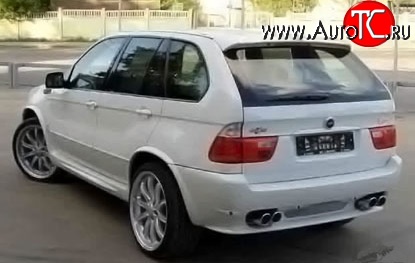 19 649 р. Задний бампер HARGE BMW X5 E53 дорестайлинг (1999-2003) (Неокрашенный)  с доставкой в г. Екатеринбург