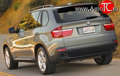 5 949 р. Задний бампер Standart BMW X5 E70 дорестайлинг (2006-2010) (Неокрашенный)  с доставкой в г. Екатеринбург