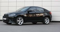 4 749 р. Накладки Global-Tuning на передний бампер автомобиля  BMW X6  E71 (2008-2014) дорестайлинг, рестайлинг (Неокрашенная)  с доставкой в г. Екатеринбург. Увеличить фотографию 10