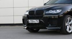 4 749 р. Накладки Global-Tuning на передний бампер автомобиля  BMW X6  E71 (2008-2014) дорестайлинг, рестайлинг (Неокрашенная)  с доставкой в г. Екатеринбург. Увеличить фотографию 9