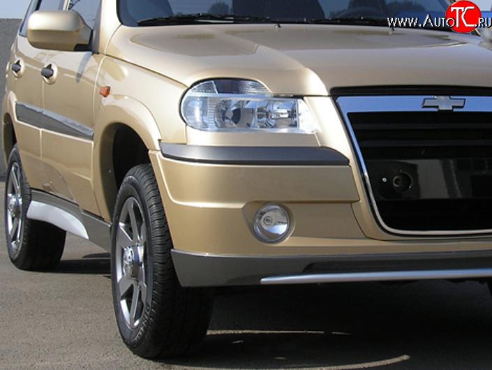 1 749 р. Противотуманные фары Атака Chevrolet Niva 2123 дорестайлинг (2002-2008)  с доставкой в г. Екатеринбург