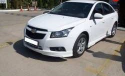 3 899 р. Пороги накладки Sport Style Chevrolet Cruze J305 хэтчбек дорестайлинг (2009-2012) (Неокрашенные)  с доставкой в г. Екатеринбург. Увеличить фотографию 3