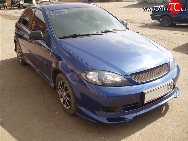 3 799 р. Накладка переднего бампера CT-1 Chevrolet Lacetti хэтчбек (2002-2013) (Неокрашенная)  с доставкой в г. Екатеринбург