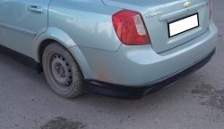 3 499 р. Накладка заднего бампера CTS Chevrolet Lacetti седан (2002-2013) (Неокрашенная)  с доставкой в г. Екатеринбург. Увеличить фотографию 3