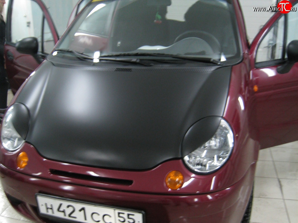 759 р. Реснички Devil Style Daewoo Matiz M100 дорестайлинг (1998-2000) (Неокрашенные)  с доставкой в г. Екатеринбург