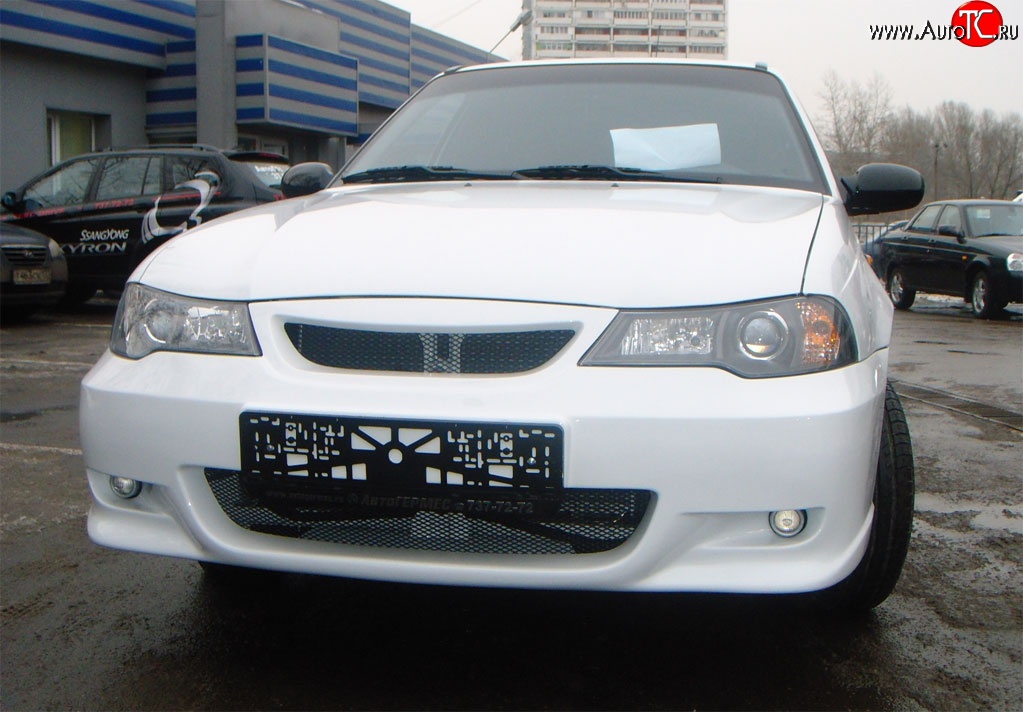 6 649 р. Передний бампер GT Dynamics Daewoo Nexia рестайлинг (2008-2015) (Неокрашенный)  с доставкой в г. Екатеринбург