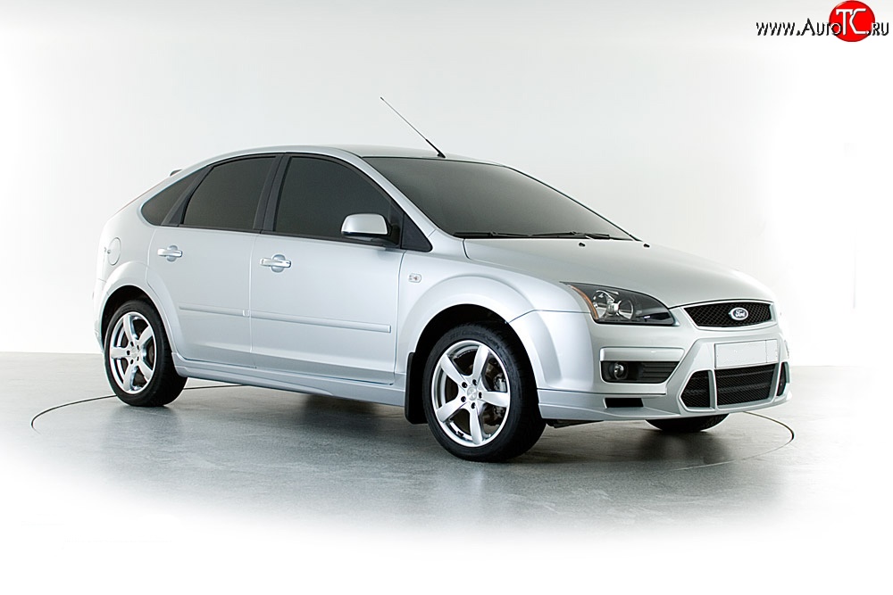 2 899 р. Накладка переднего бампера Sport Style Ford Focus 2 универсал дорестайлинг (2004-2008) (Неокрашенная)  с доставкой в г. Екатеринбург