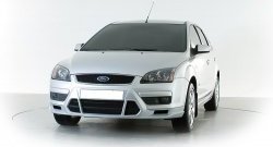 2 899 р. Накладка переднего бампера Sport Style Ford Focus 2 универсал дорестайлинг (2004-2008) (Неокрашенная)  с доставкой в г. Екатеринбург. Увеличить фотографию 2