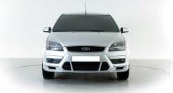 2 899 р. Накладка переднего бампера Sport Style Ford Focus 2 универсал дорестайлинг (2004-2008) (Неокрашенная)  с доставкой в г. Екатеринбург. Увеличить фотографию 3