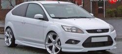 Накладка переднего бампера Loder 1899 Ford (Форд) Focus (Фокус)  2 (2007-2011) 2 седан рестайлинг, универсал рестайлинг, хэтчбэк 3 дв. рестайлинг, хэтчбэк 5 дв. рестайлинг