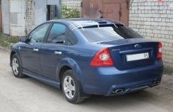 17 999 р. Задний бампер M-VRS Ford Focus 2 седан рестайлинг (2007-2011) (Неокрашенный)  с доставкой в г. Екатеринбург. Увеличить фотографию 2