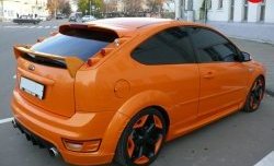 5 499 р. Нижний спойлер крышки багажника Sport Ford Focus 2 хэтчбэк 3 дв. дорестайлинг (2004-2007) (Неокрашенный)  с доставкой в г. Екатеринбург. Увеличить фотографию 2