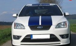 4 999 р. Накладка переднего бампера ST Sport Ford Focus 2  седан дорестайлинг (2004-2008) (Неокрашенная)  с доставкой в г. Екатеринбург. Увеличить фотографию 7