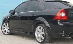 4 649 р. Пороги накладки ICС Ford Focus 2  седан дорестайлинг (2004-2008) (Неокрашенные)  с доставкой в г. Екатеринбург. Увеличить фотографию 5