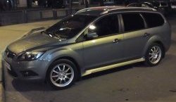 Пороги накладки BombStyle Ford Focus 2 седан рестайлинг (2007-2011)