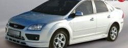 4 999 р. Накладка переднего бампера FT Ford Focus 2  седан дорестайлинг (2004-2008) (Неокрашенная)  с доставкой в г. Екатеринбург. Увеличить фотографию 2