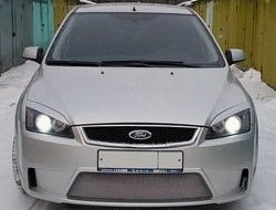 14 299 р. Передний бампер Concept Ford Focus 2 универсал дорестайлинг (2004-2008) (Неокрашенный)  с доставкой в г. Екатеринбург. Увеличить фотографию 2