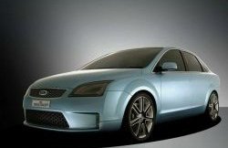 14 299 р. Передний бампер Concept Ford Focus 2 универсал дорестайлинг (2004-2008) (Неокрашенный)  с доставкой в г. Екатеринбург. Увеличить фотографию 4