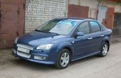 8 349 р. Пороги накладки M-VRS Ford Focus 2  седан дорестайлинг (2004-2008) (Неокрашенные)  с доставкой в г. Екатеринбург. Увеличить фотографию 1