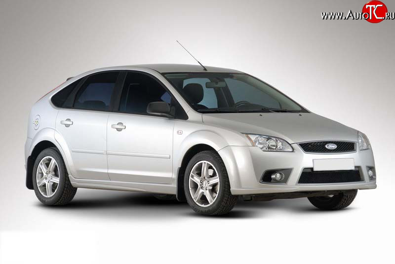 3 649 р. Пороги накладки YTG Ford Focus 2 хэтчбэк 5 дв. рестайлинг (2007-2011) (Неокрашенные)  с доставкой в г. Екатеринбург