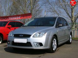 3 649 р. Пороги накладки YTG Ford Focus 2 хэтчбэк 5 дв. рестайлинг (2007-2011) (Неокрашенные)  с доставкой в г. Екатеринбург. Увеличить фотографию 2