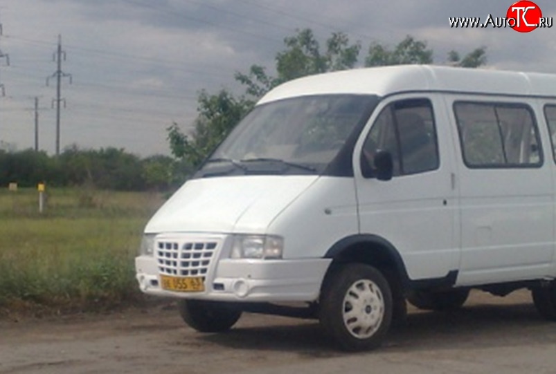 3 099 р. Передний бампер Old-Audi ГАЗ Соболь 2310 дорестайлинг шасси (1998-2002) (Неокрашенный)  с доставкой в г. Екатеринбург