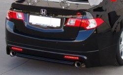 9 399 р. Юбка заднего бампера MUGEN  Honda Accord  CU (2008-2011) седан дорестайлинг (Неокрашенная)  с доставкой в г. Екатеринбург. Увеличить фотографию 2