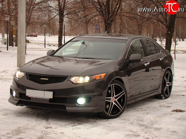 27 799 р. Передний бампер MUGEN  Honda Accord  CU (2008-2011) седан дорестайлинг (Неокрашенный)  с доставкой в г. Екатеринбург