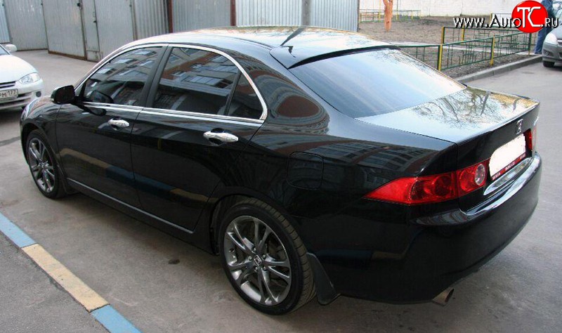 1 649 р. Козырёк Elegance на заднее лобовое стекло автомобиля  Honda Accord  CL (2002-2005) седан дорестайлинг (Неокрашенный)  с доставкой в г. Екатеринбург