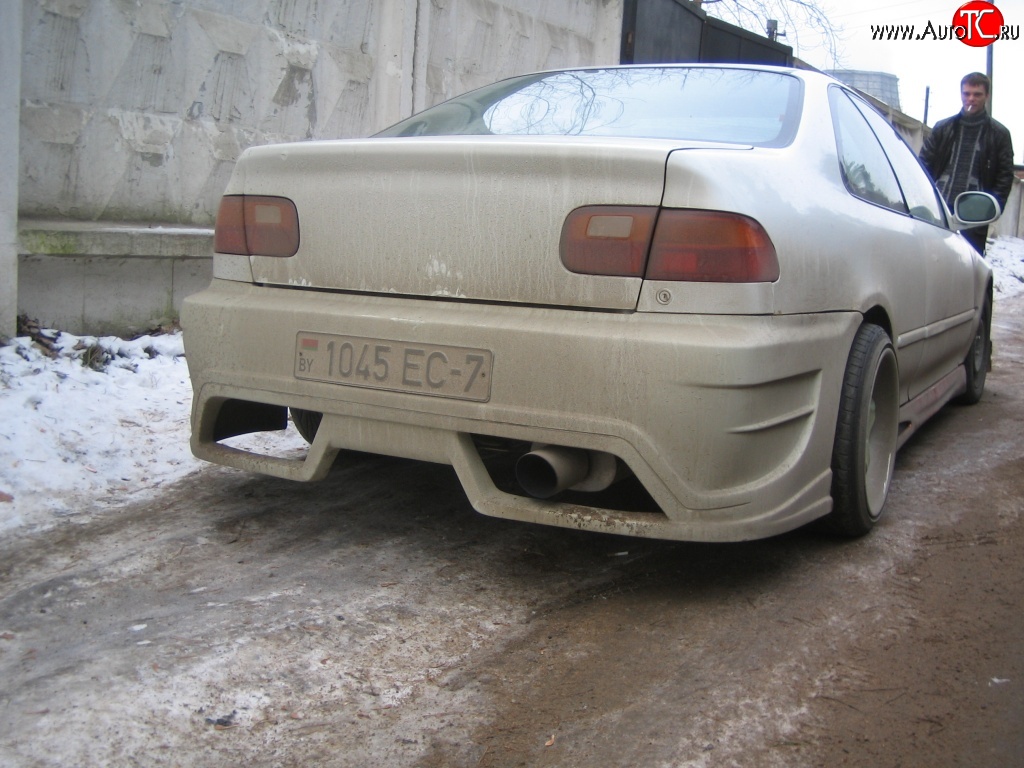 8 899 р. Задний бампер Racing Honda Civic EG седан (1992-1995)  с доставкой в г. Екатеринбург