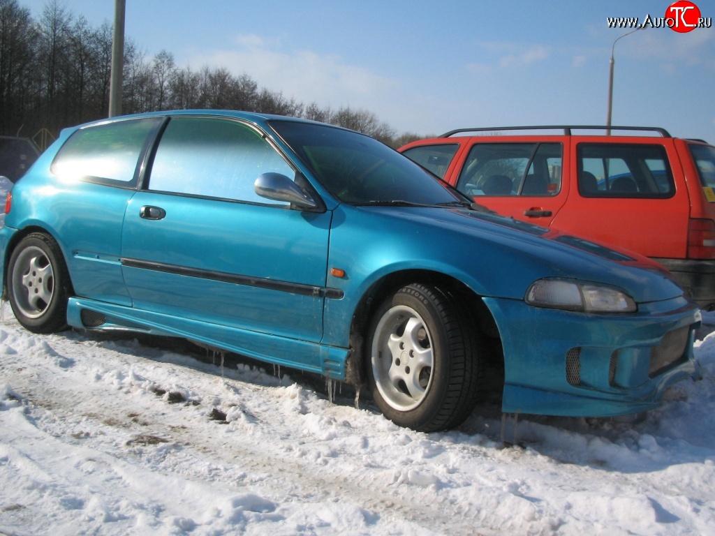 3 449 р. Пороги накладки R-Style Honda Civic EG седан (1992-1995)  с доставкой в г. Екатеринбург