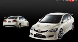 27 999 р. Пластиковый капот Mugen Style  Honda Civic  FD (2005-2011) седан дорестайлинг, седан рестайлинг (Неокрашенный)  с доставкой в г. Екатеринбург. Увеличить фотографию 4