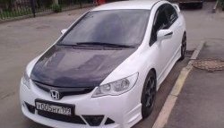 27 999 р. Пластиковый капот Mugen Style  Honda Civic  FD (2005-2011) седан дорестайлинг, седан рестайлинг (Неокрашенный)  с доставкой в г. Екатеринбург. Увеличить фотографию 7