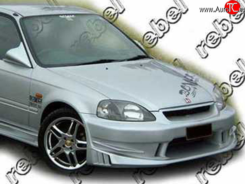 7 299 р. Передний бампер Sport Honda Civic EJ,EK,EM седан дорестайлинг (1995-1998) (кузов: седан)  с доставкой в г. Екатеринбург