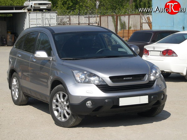 4 699 р. Решётка радиатора Mugen Style Honda CR-V RE1,RE2,RE3,RE4,RE5,RE7 дорестайлинг (2007-2010) (Неокрашенная)  с доставкой в г. Екатеринбург