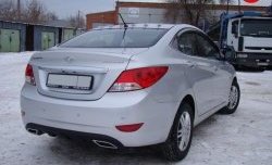 1 799 р. Плавники на крышу Sport  Hyundai Solaris  RBr (2010-2017) седан дорестайлинг, седан рестайлинг (Неокрашенный)  с доставкой в г. Екатеринбург. Увеличить фотографию 2