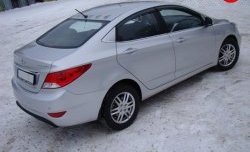 1 799 р. Плавники на крышу Sport  Hyundai Solaris  RBr (2010-2017) седан дорестайлинг, седан рестайлинг (Неокрашенный)  с доставкой в г. Екатеринбург. Увеличить фотографию 4