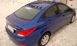 1 799 р. Плавники на крышу Sport  Hyundai Solaris  RBr (2010-2017) седан дорестайлинг, седан рестайлинг (Неокрашенный)  с доставкой в г. Екатеринбург. Увеличить фотографию 5