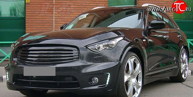 15 999 р. Решётка радиатора Style INFINITI FX50 S51 дорестайлинг (2008-2011) (Неокрашенная)  с доставкой в г. Екатеринбург